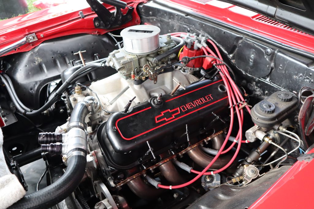 427 COPO racing engine in a camaro