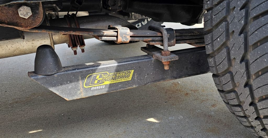 Traction Bar on Chevy Nova