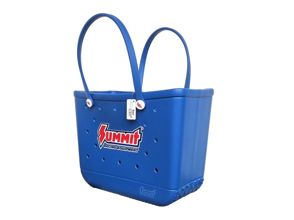 summit racing tote bag, blue