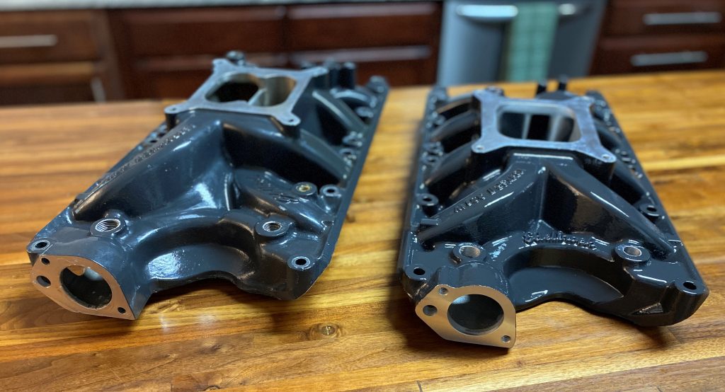 Comparing intake manifold heights