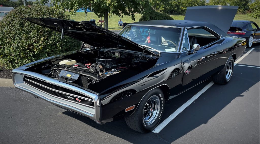 black 1970 dodge charger