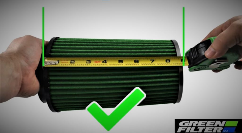 air filter measurement