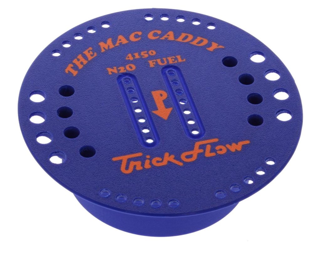 Trick Flow Carburetor caddy jet and plug tray, 4150 white background