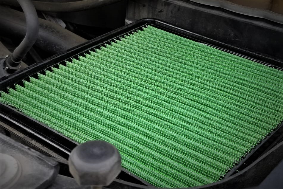 Green Filter installed in a Ford F150