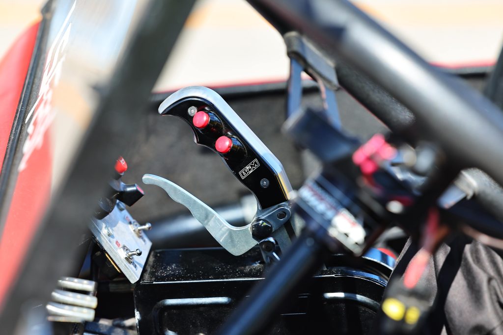 B&M shifter grip in a ford model t race car