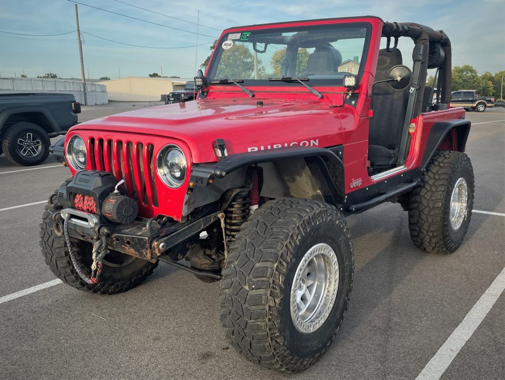 modified jeep tj wrangler rubicon