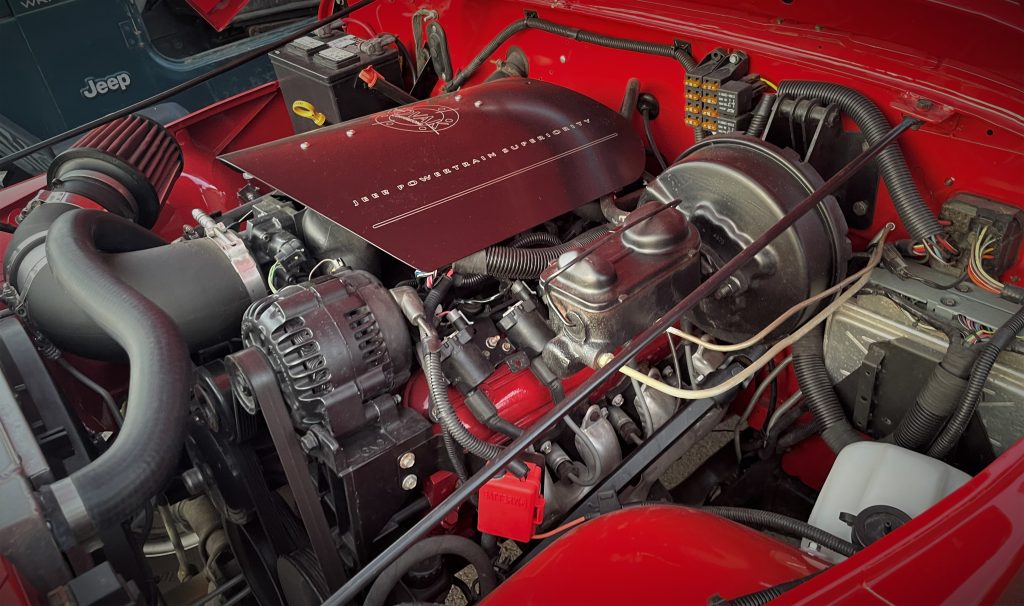 5.3L LS V8 in a Jeep CJ-7, driver side