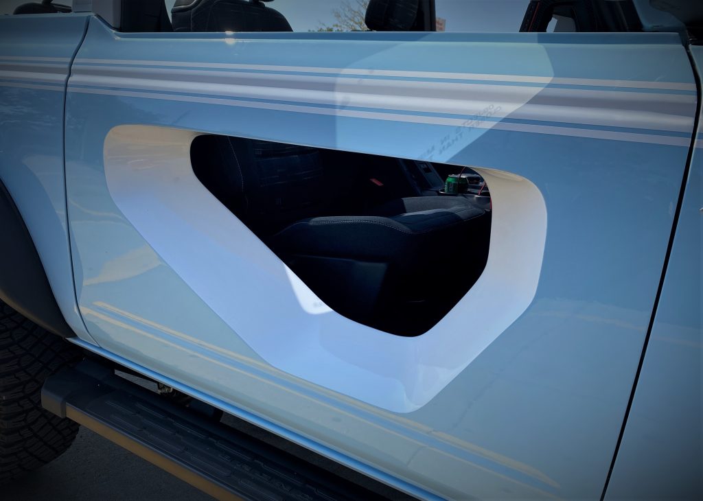 Window tube doors on a late model Ford Bronco