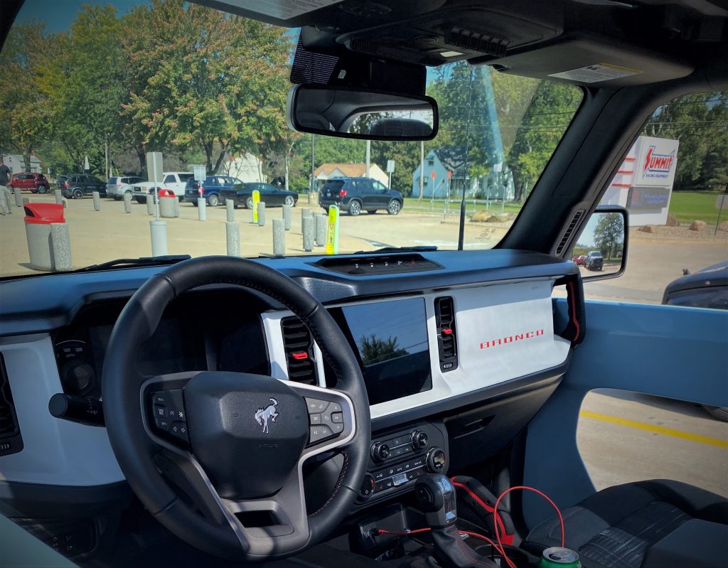 Late Model Ford Bronco Heritage Edition with Retro Mods, interior