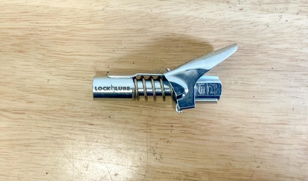 LockNLube grease fitting coupler