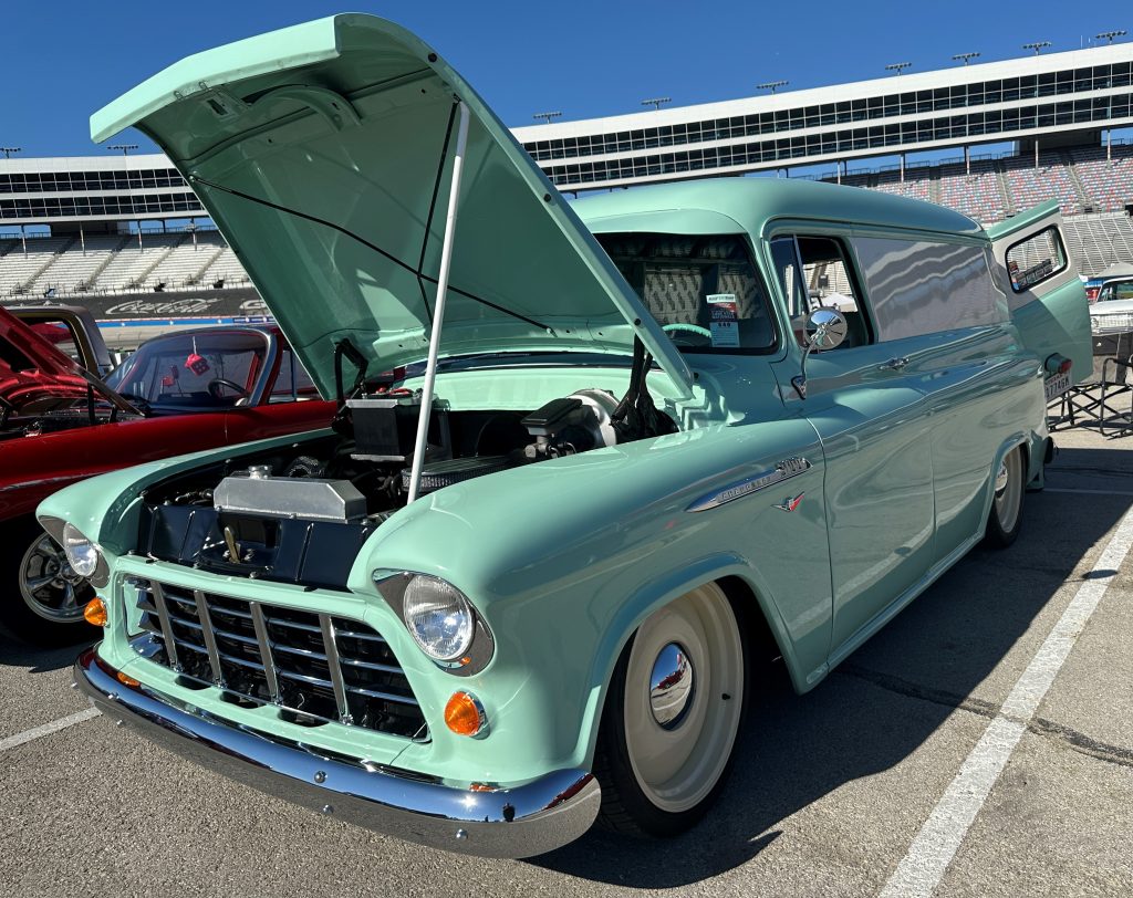 Customized Chevy 3100 panel delivery truck