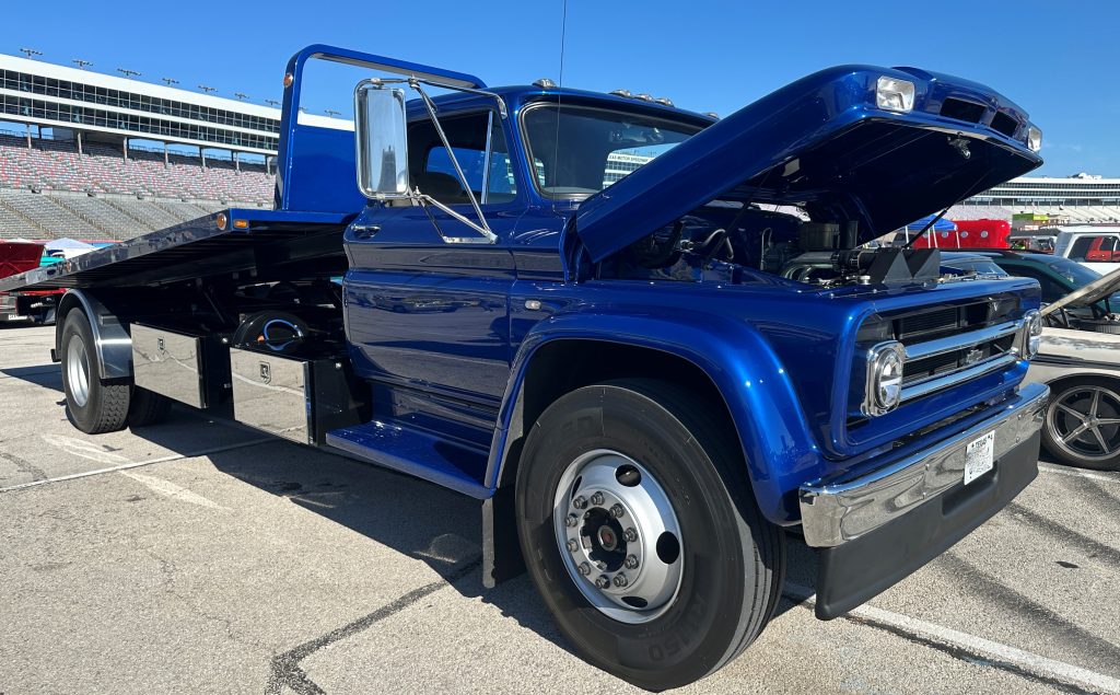 Vintage Chevy Rollback Service Truck