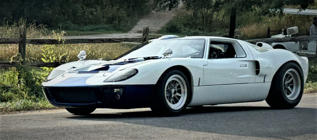 Ford GT on a country road