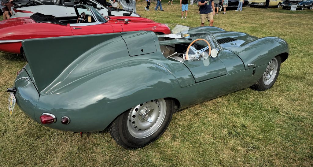 Jaguar XKSS Race Car at a concours event