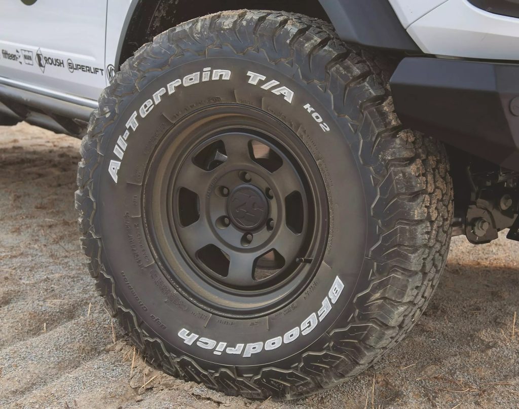 baja bronco cropped wheel and tire