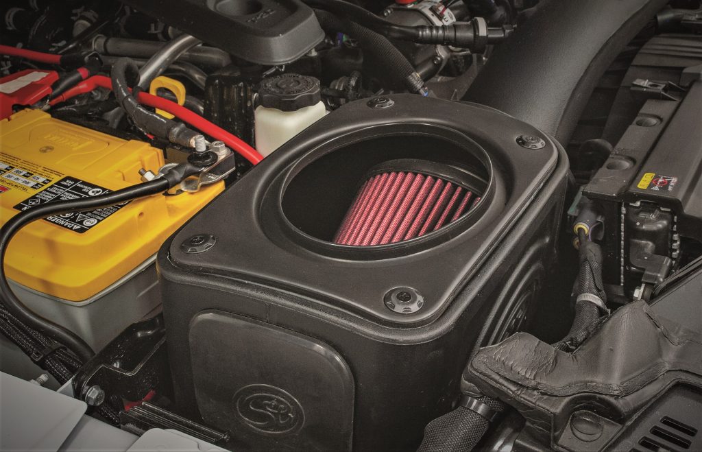 jeep wrangler JL snorkel air intake airbox installed