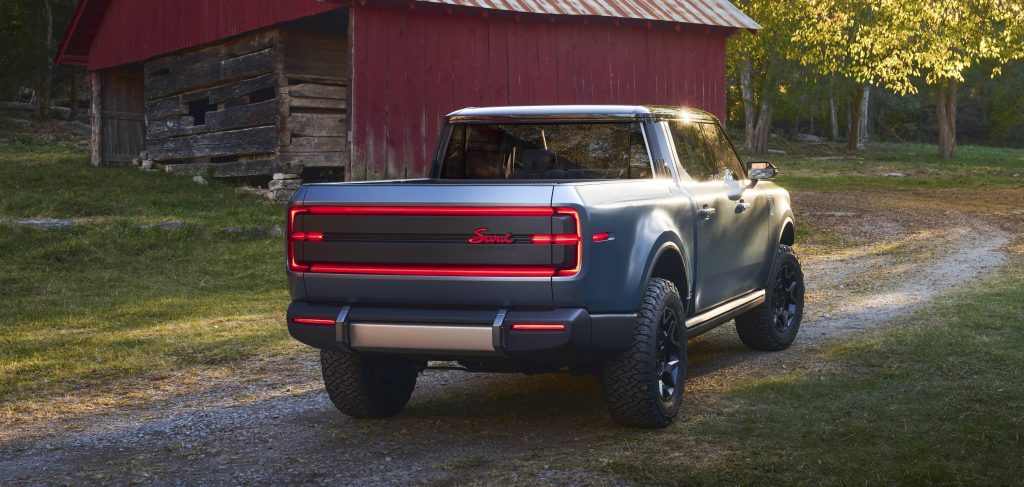 Scout terra truck rear tailgate view