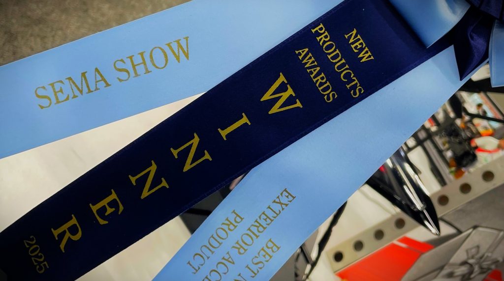 New product award ribbon from SEMA Show