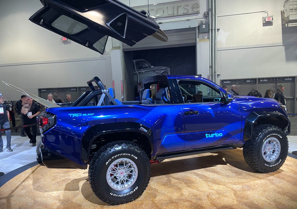 Toyota Surf 4runner concept at 2024 SEMA Show, side