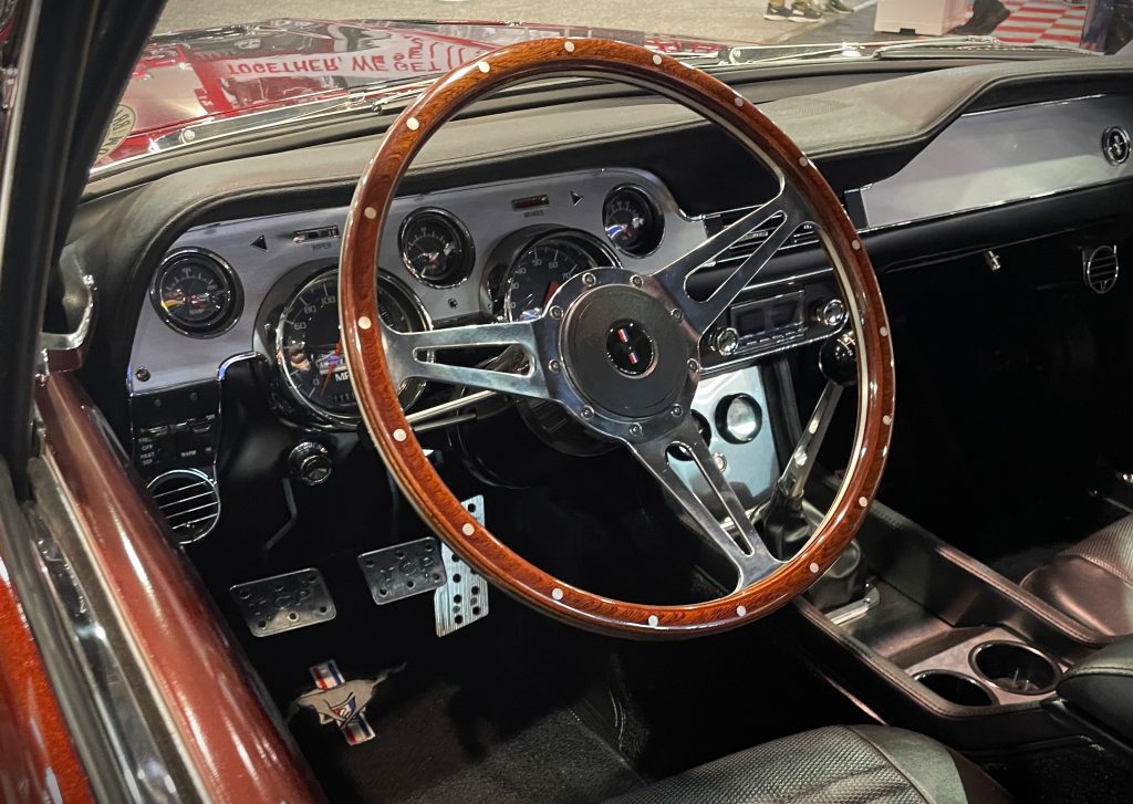 custom 1967 Ford Mustang restomod, interior