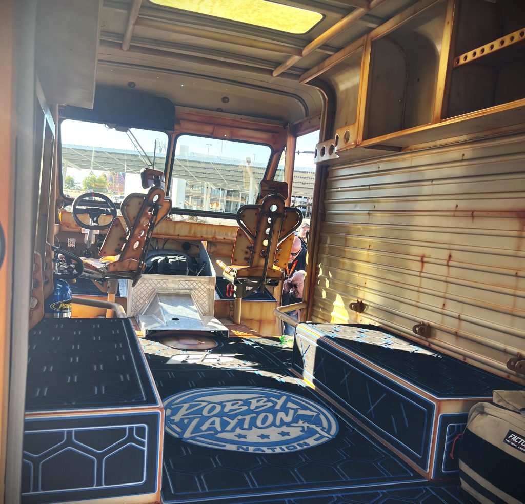 Robby Layton's Custom Dodge Bread Truck, interior