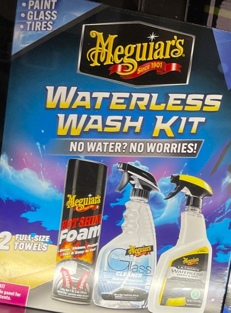 Waterless wash kit from meguairs