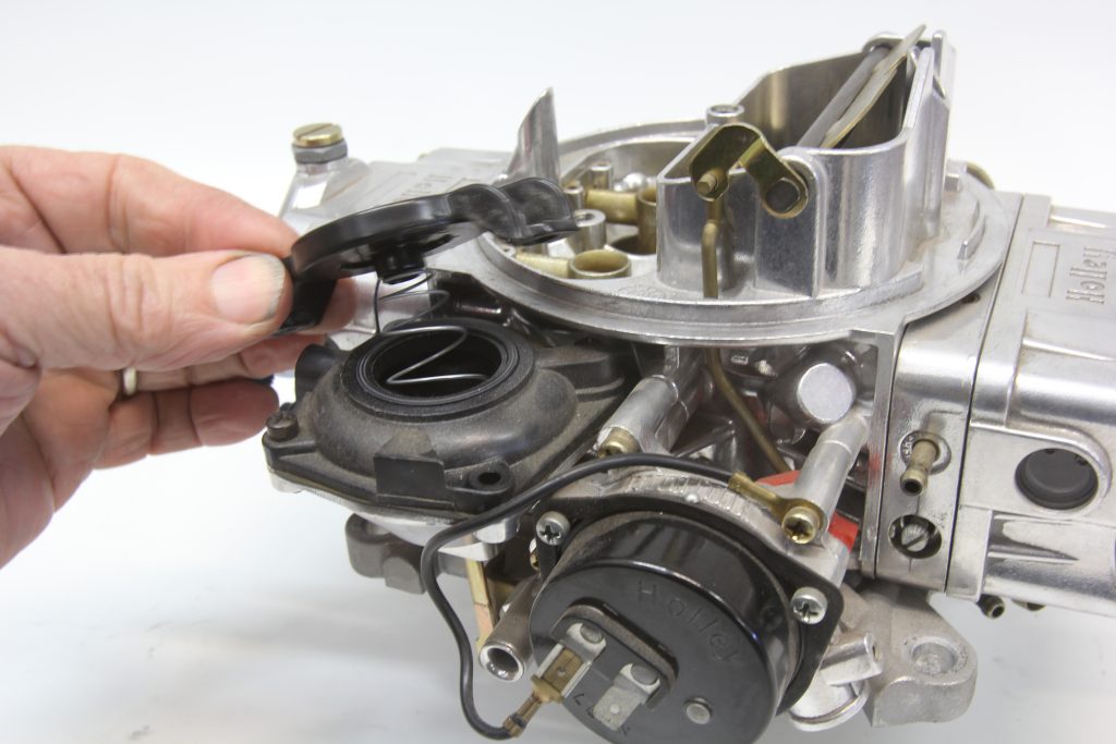 removing accelerator pump from Holley carburetor