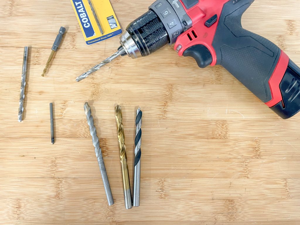 Drill bits with electric drill