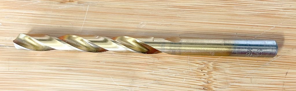 Titanium coated drill bit