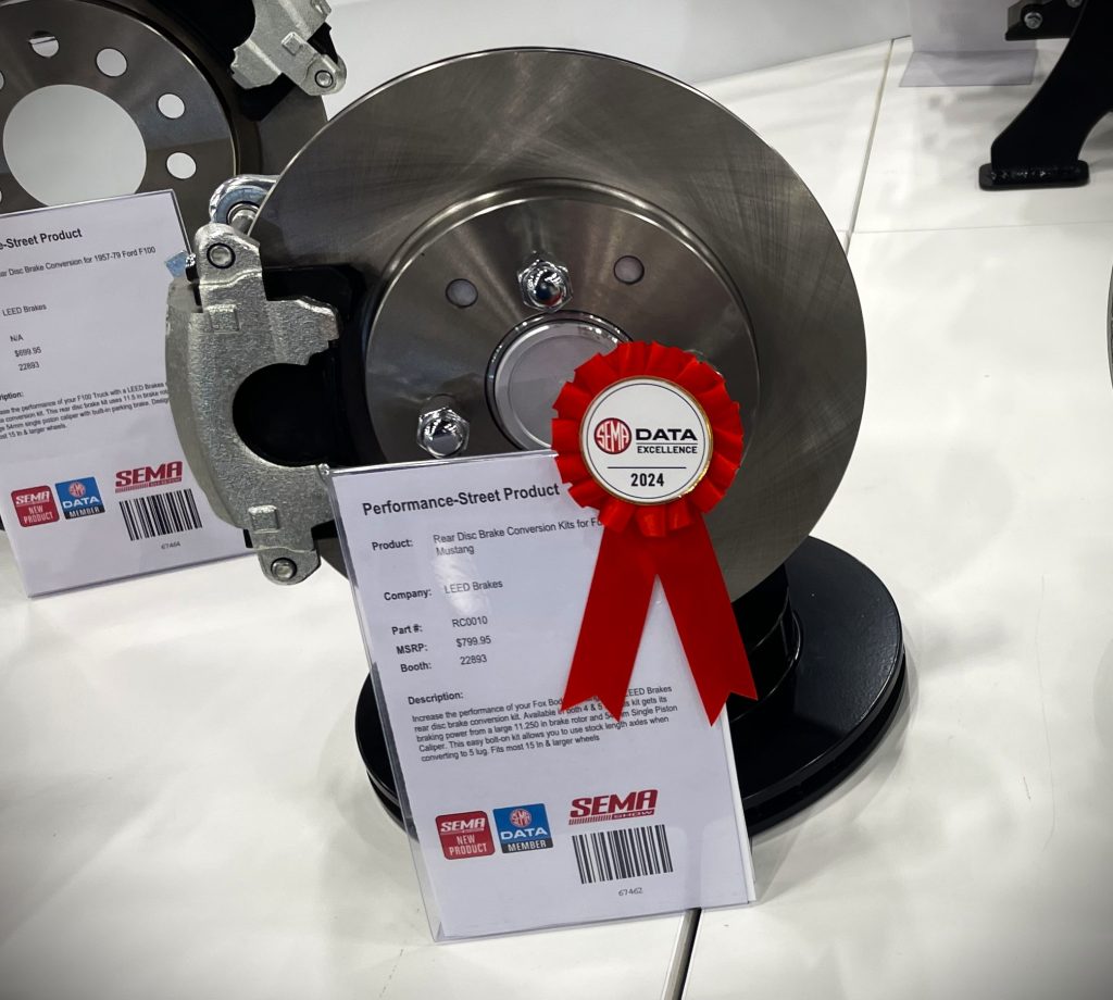 Leed Disc Brake Rotor and Caliper on Display