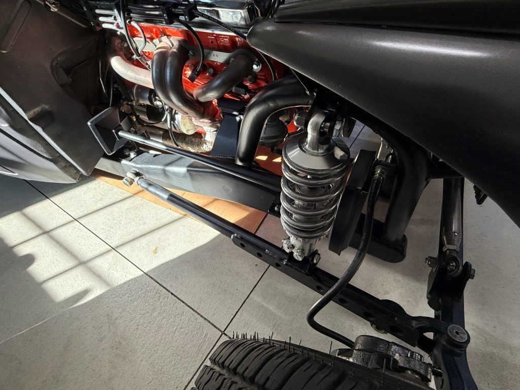 front suspension on a prewar rat rod