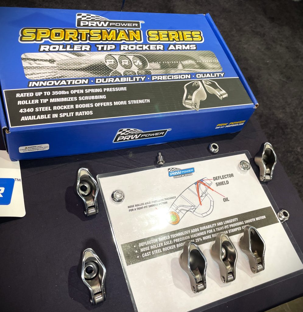 PRW Sportsman Roller Tip Rocker Arms on Display