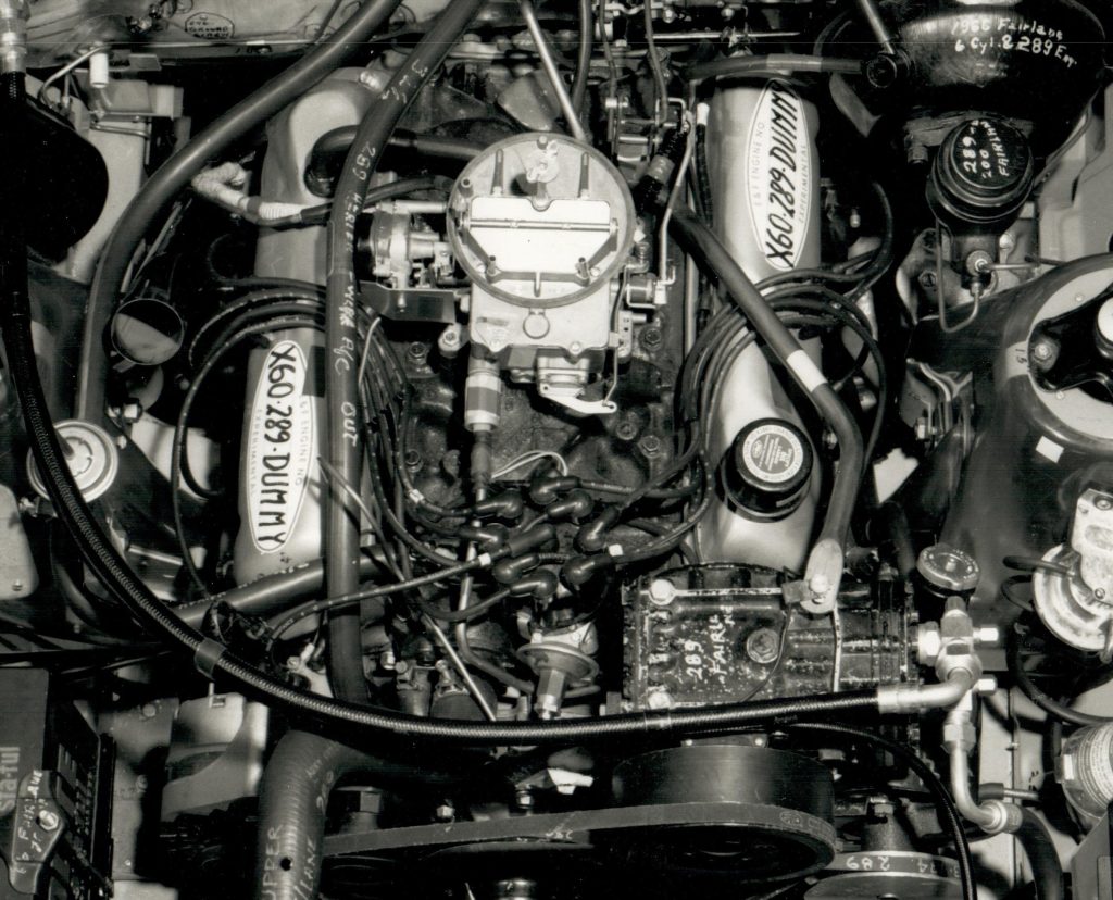 Small block Ford V8 mockup engine