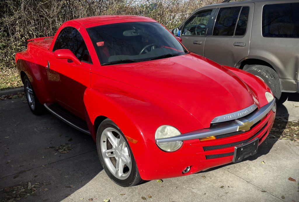 Red Chevy SSR Sport Truck