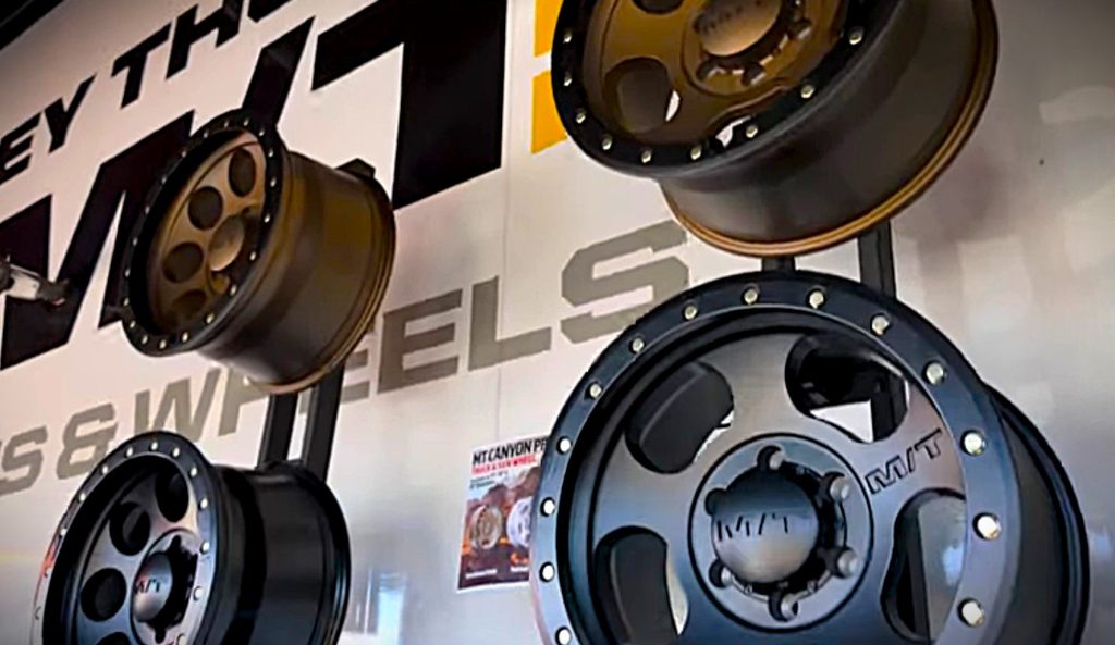 mickey thompson wheels on display