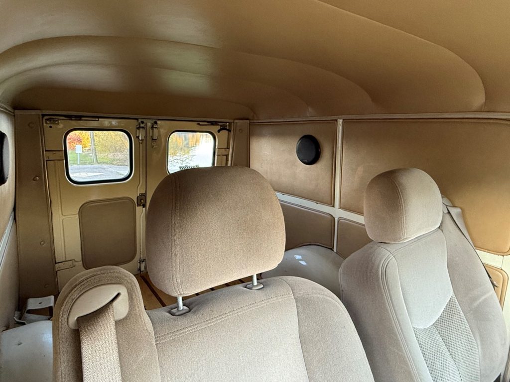 seatbacks in a custom 1948 Jeep Surf Panel Wagon