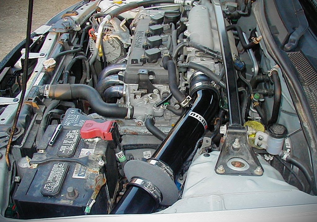 Cold Air intake Installed on a Nissan Sentra